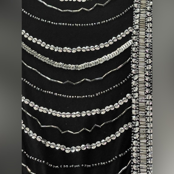 Nicole Miller Black Sleeveless Sheath Mini Dress - Picture 12 of 16